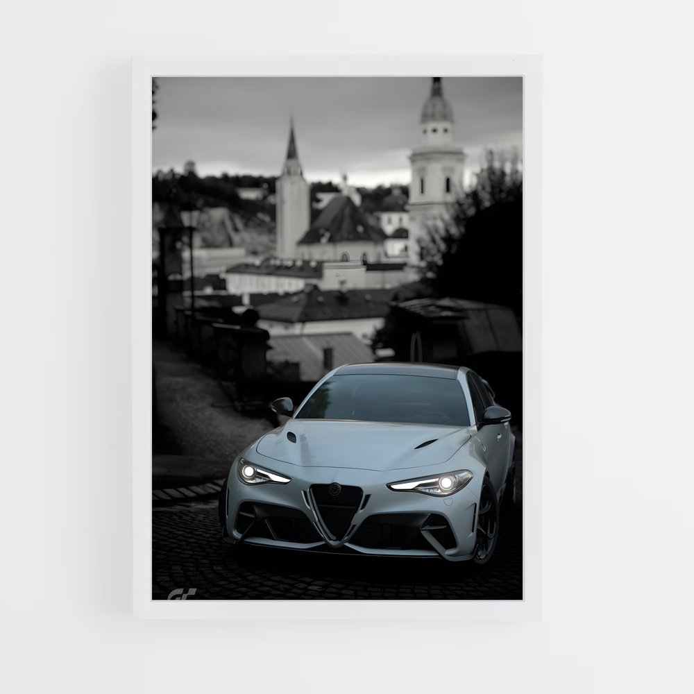 Poster Éclat de Cinquante – affiche Alfa Romeo (vue 3)
